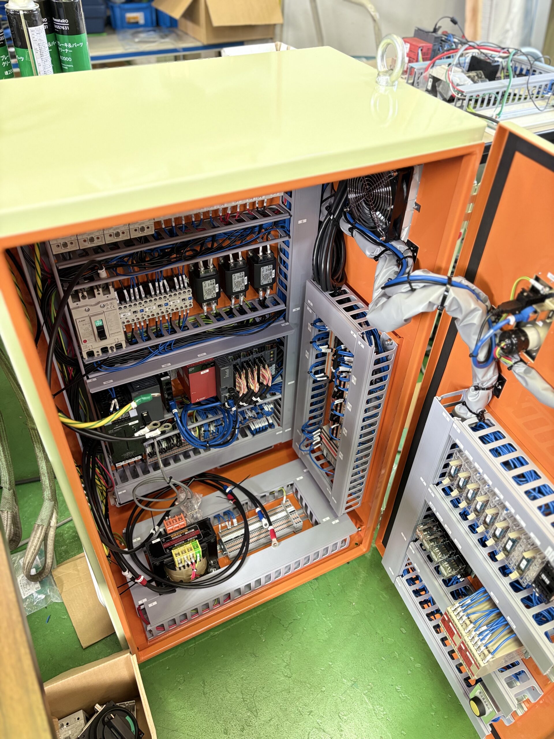 ヒュージング溶接機の制御盤